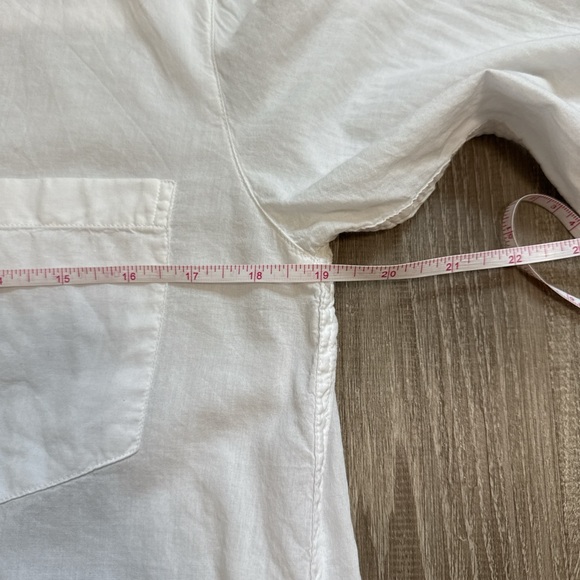Frank And Eileen 100% Organic Cotton Rory White Maxi Shirt Dress Size XS - Picture 10 of 13